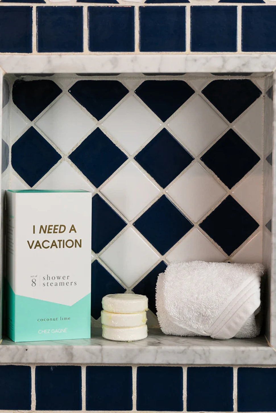 I Need A Vacation Shower Steamer Set - Coconut Lime-CHEZ GAGNE LETTERPRESS-Over the Rainbow