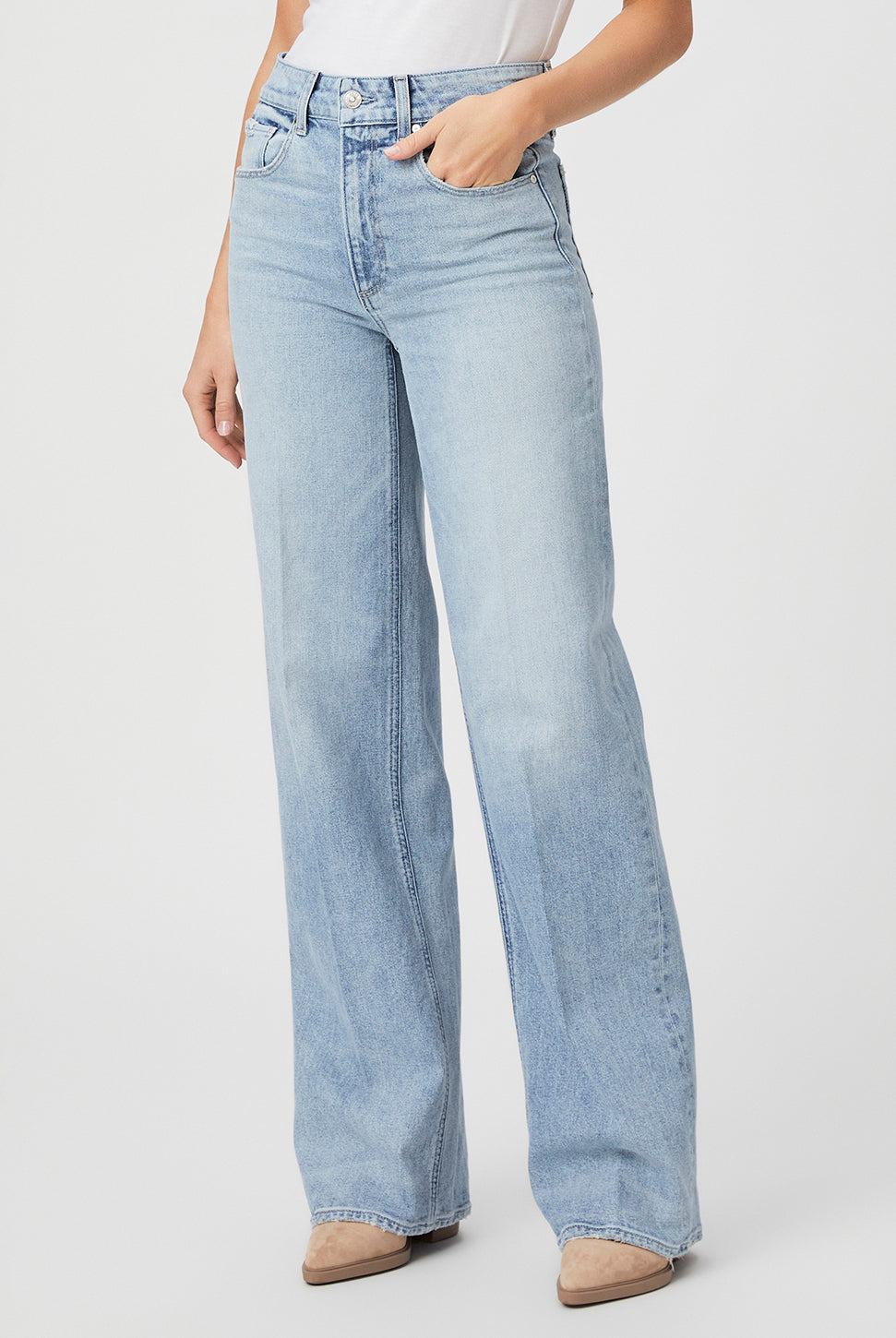 Sasha High Rise Straight Jean - Verse-Paige-Over the Rainbow