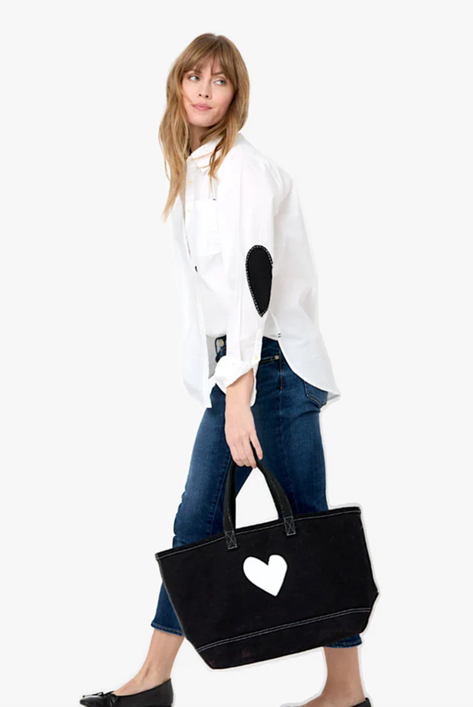 Mia Shirt - White-KERRI ROSENTHAL-Over the Rainbow