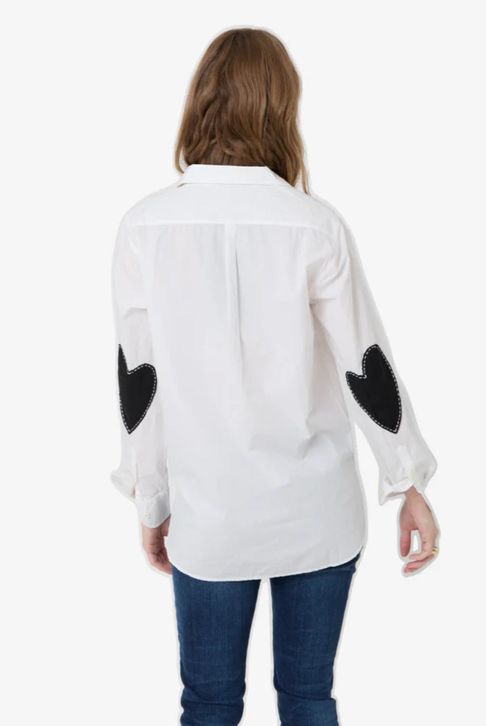 Mia Shirt - White-KERRI ROSENTHAL-Over the Rainbow