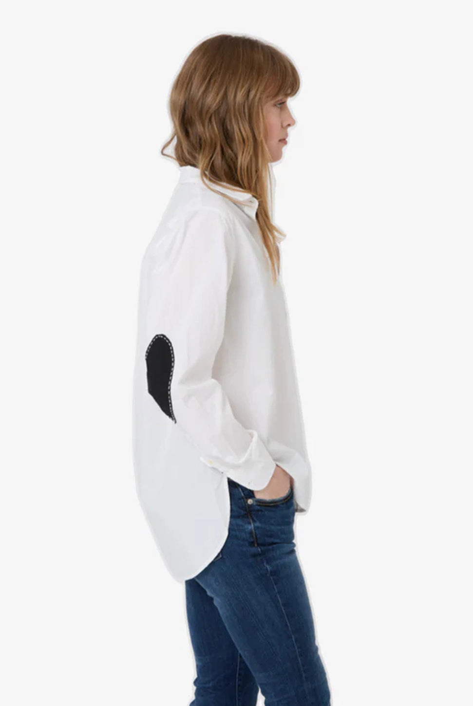 Mia Shirt - White-KERRI ROSENTHAL-Over the Rainbow