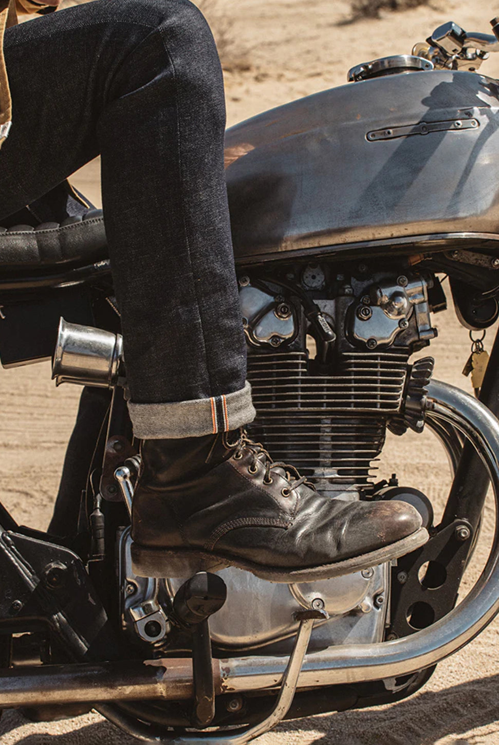 The Scissors Slim Tapered Jean - Indigo Raw-HIROSHI KATO-Over the Rainbow