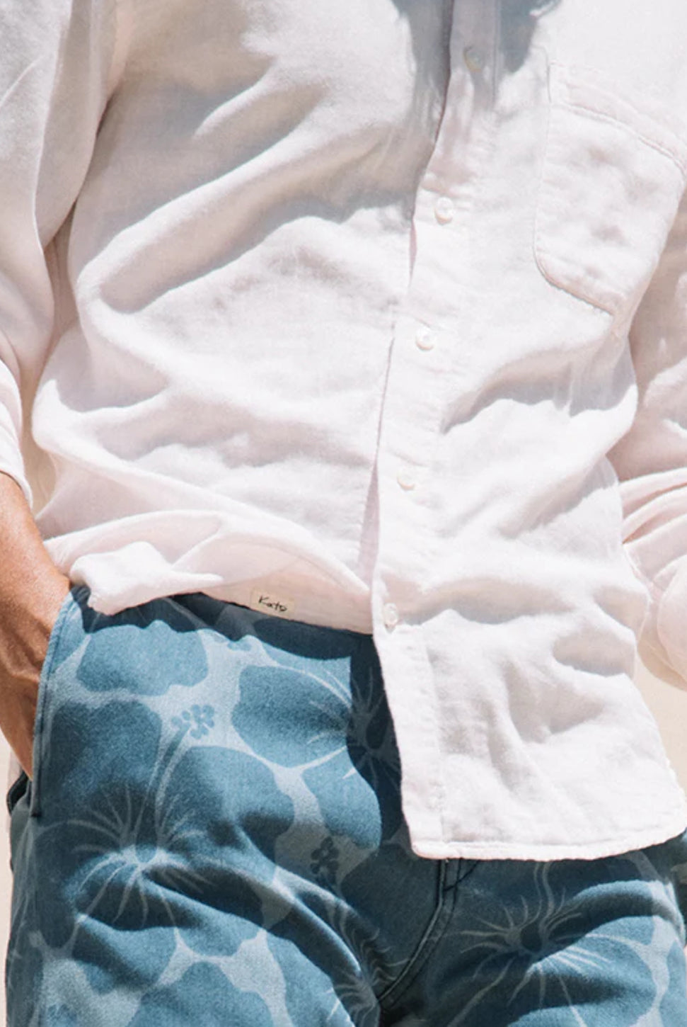 The Ripper Double Gauze Shirt - Fresh Pink-HIROSHI KATO-Over the Rainbow