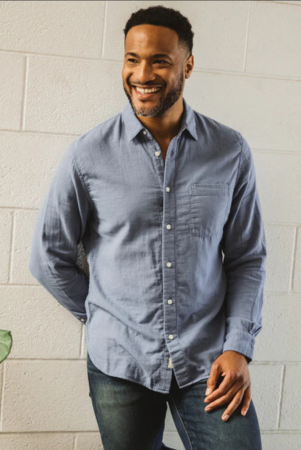 The Ripper Double Gauze Shirt - Matte Blue-HIROSHI KATO-Over the Rainbow