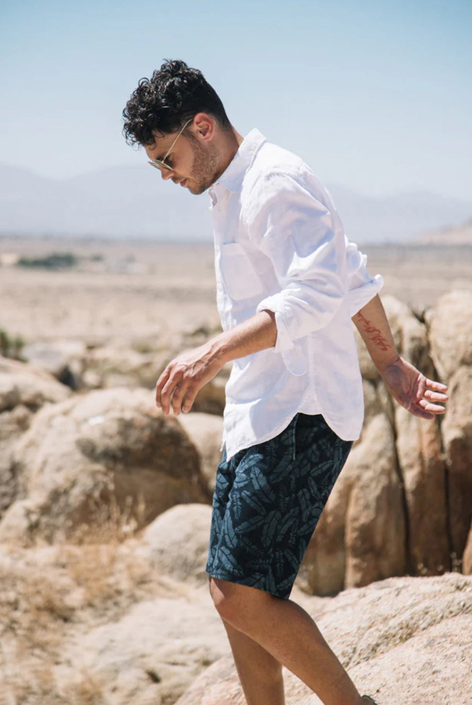 The Ripper Double Gauze Shirt - White-HIROSHI KATO-Over the Rainbow