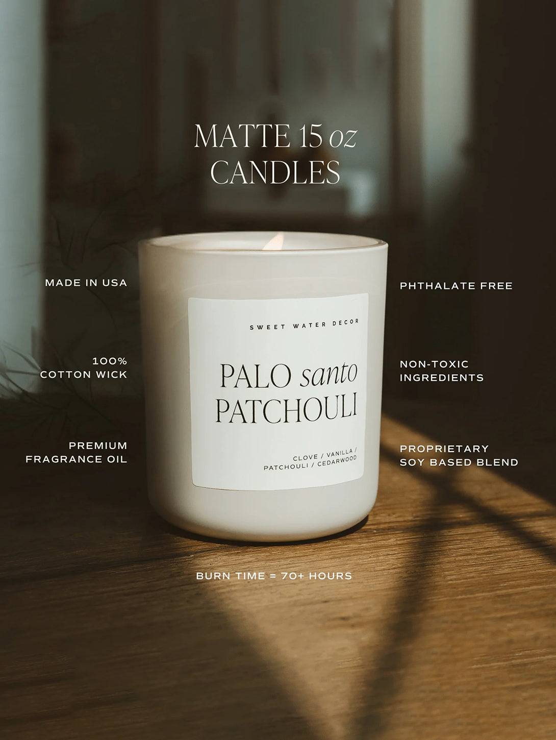 Matte Jar Soy Candle - Let It Snow-SWEET WATER DECOR-Over the Rainbow