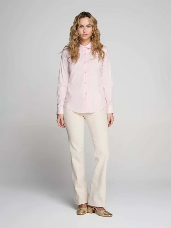 Simply Tailored Stretch Shirt - Rose Petal-PURE & SIMPLE-Over the Rainbow