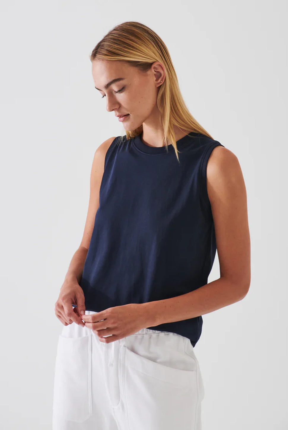 Boyfriend Tank Top - Midnight-Patrick Assaraf-Over the Rainbow