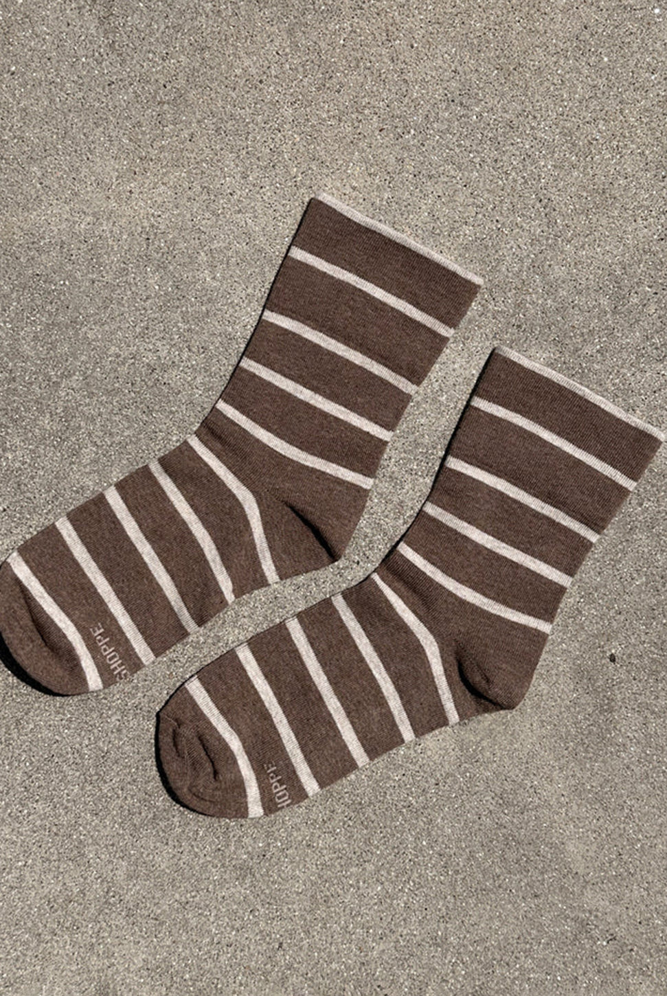 Wally Socks - Mocha-LE BON SHOPPE-Over the Rainbow