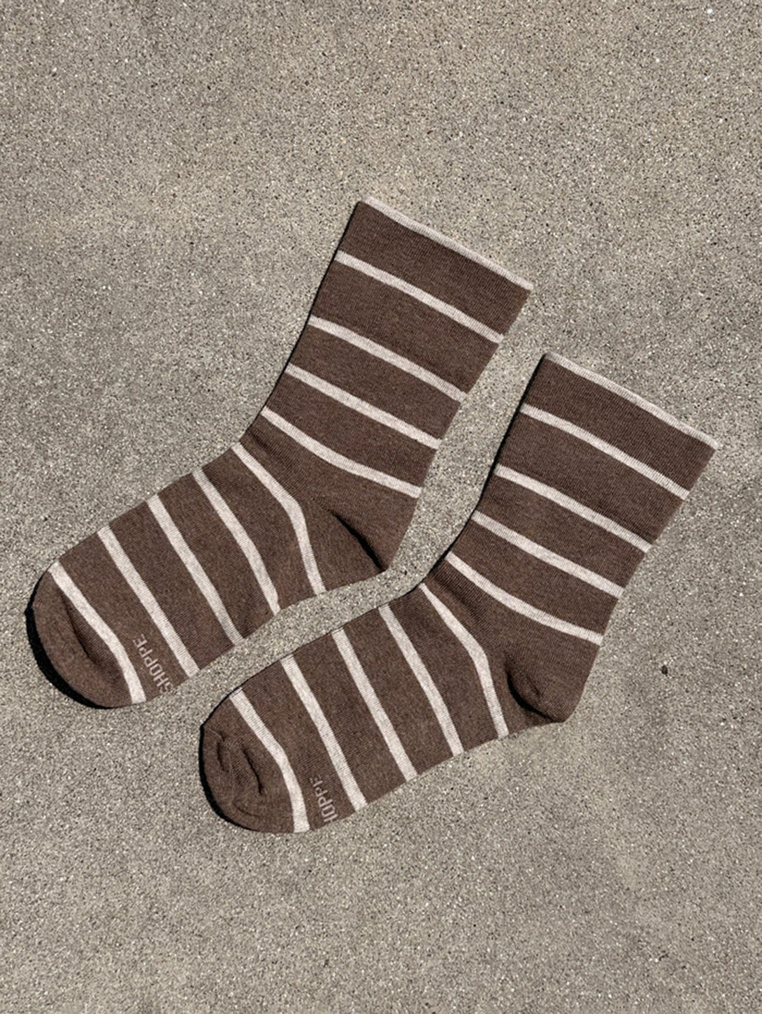 Wally Socks - Mocha-LE BON SHOPPE-Over the Rainbow