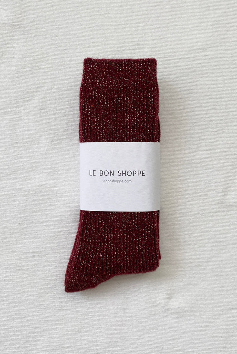 Winter Sparkle Socks - Wine-LE BON SHOPPE-Over the Rainbow