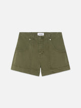 Utility Short - Washed Winter Moss-FRAME-Over the Rainbow