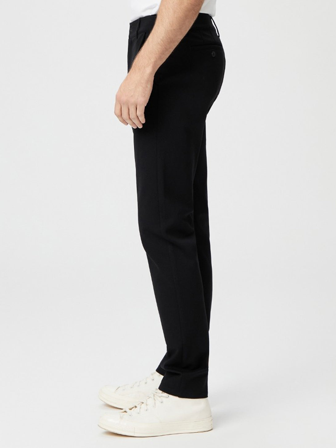 Stafford Slim Pant - Black-Paige-Over the Rainbow