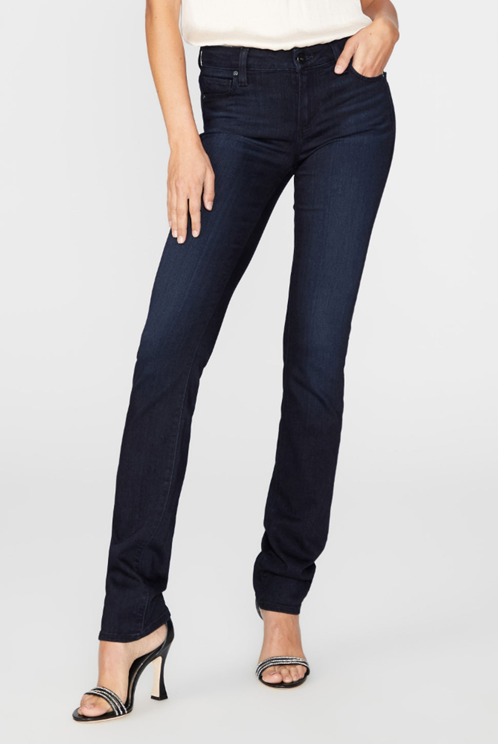 Skyline Mid Rise Straight Jean - Drama-Paige-Over the Rainbow