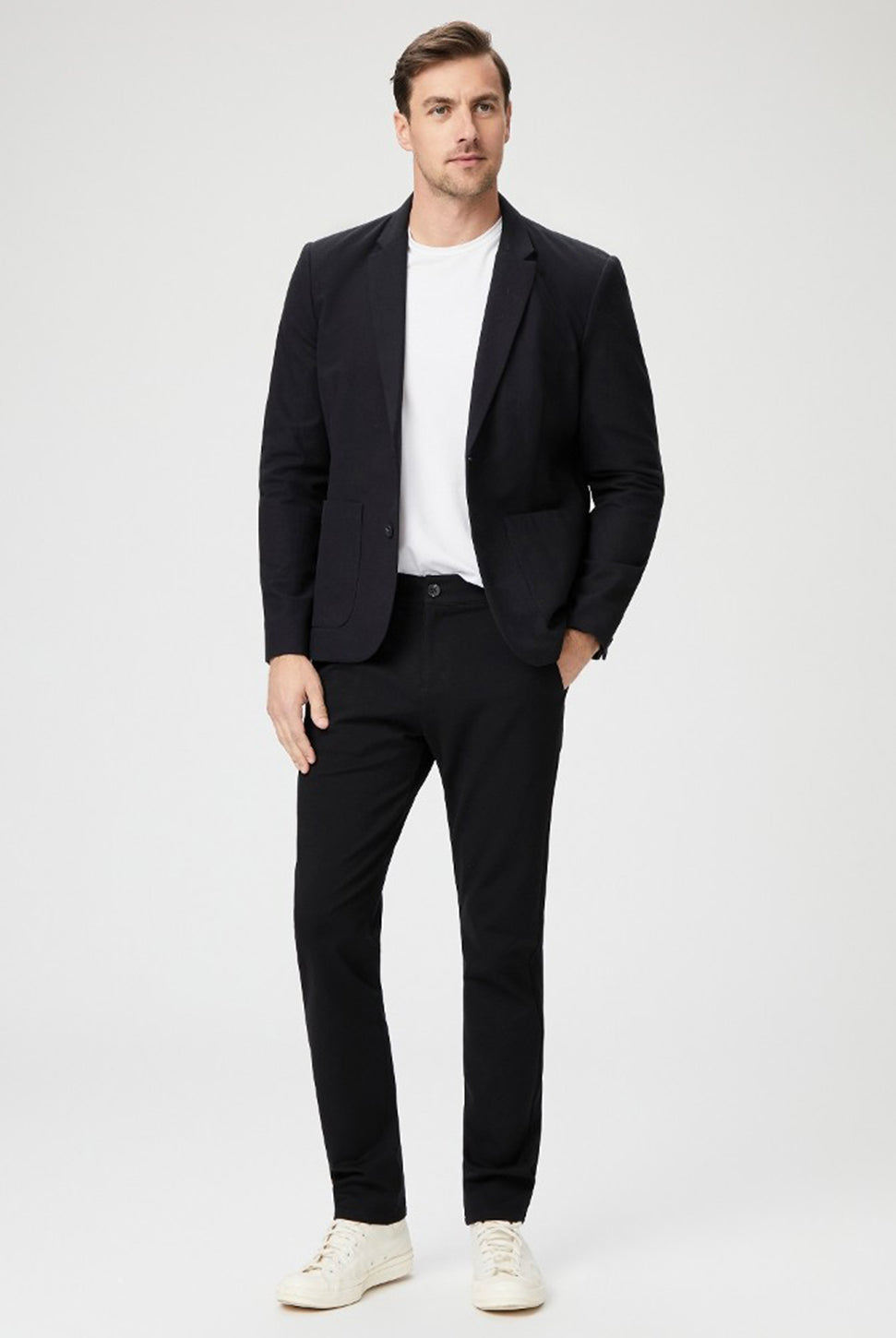 Stafford Slim Pant - Black-Paige-Over the Rainbow