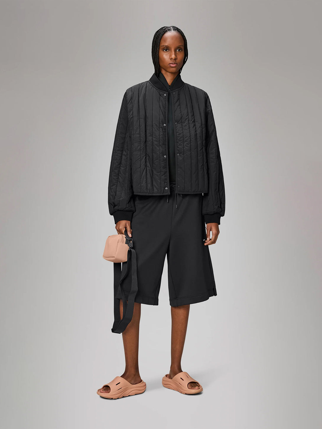 Banja Liner Bomber Jacket - Black-Rains-Over the Rainbow