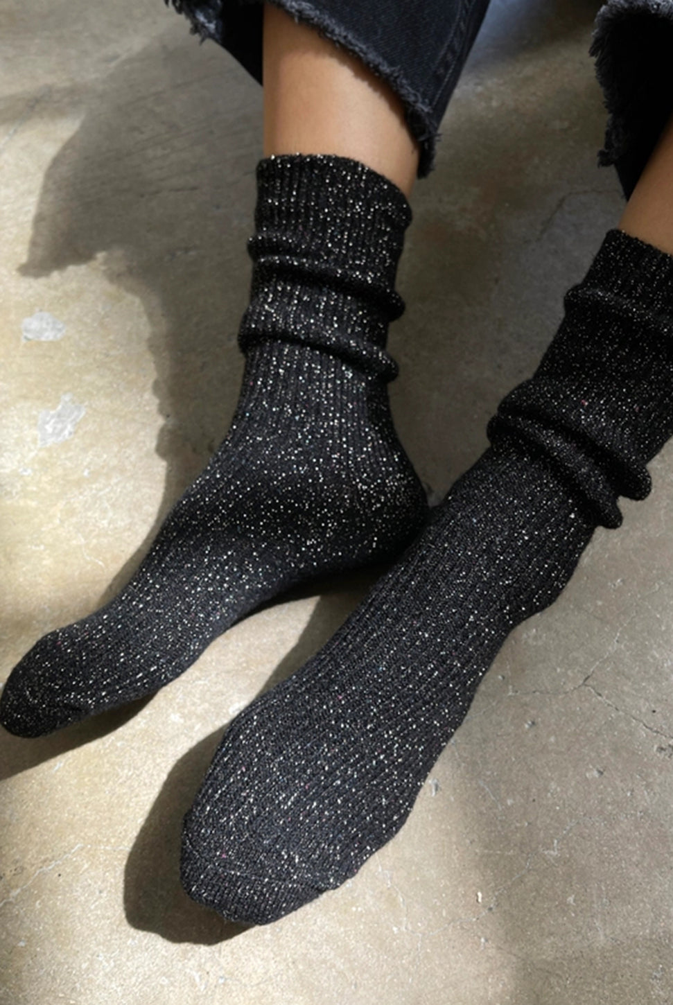 Winter Sparkle Socks - Starry Night-LE BON SHOPPE-Over the Rainbow