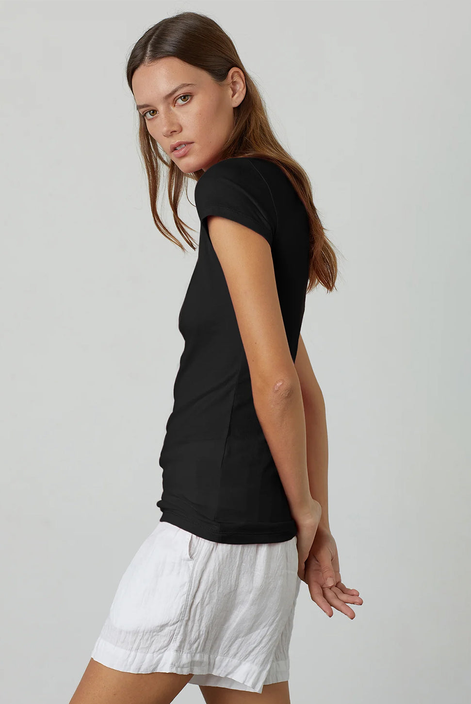 Jemma Crew Neck T-Shirt-Velvet-Over the Rainbow