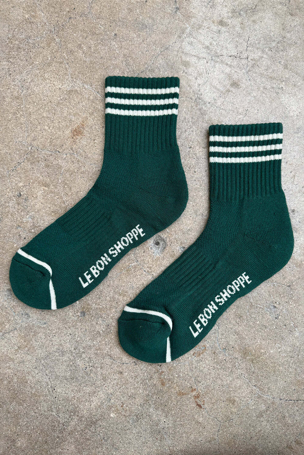 Girlfriend Socks - Hunter Green-LE BON SHOPPE-Over the Rainbow