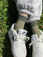 Girlfriend Socks - Sage-LE BON SHOPPE-Over the Rainbow