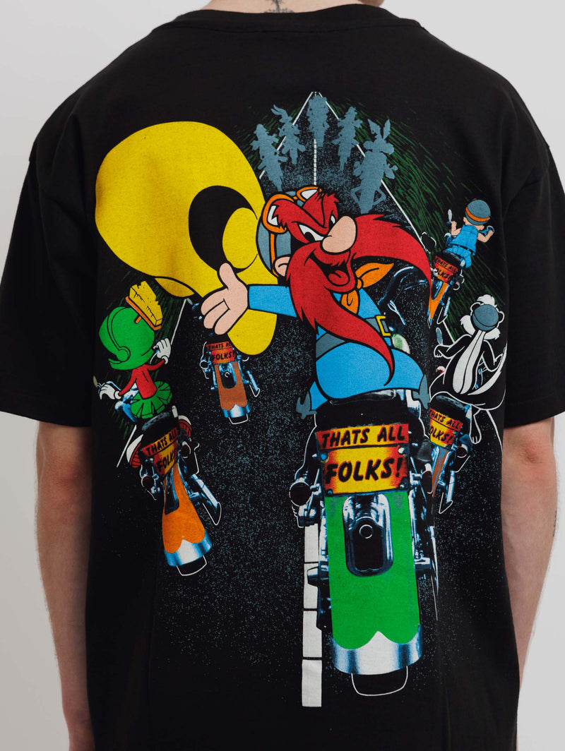 Vintage 1993 Looney Tunes Motor Gang T-Shirt-In Vintage We Trust-Over the Rainbow