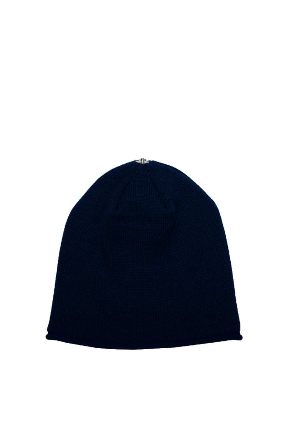 Glossy Knit Hat - Midnight Navy-Lindo F-Over the Rainbow
