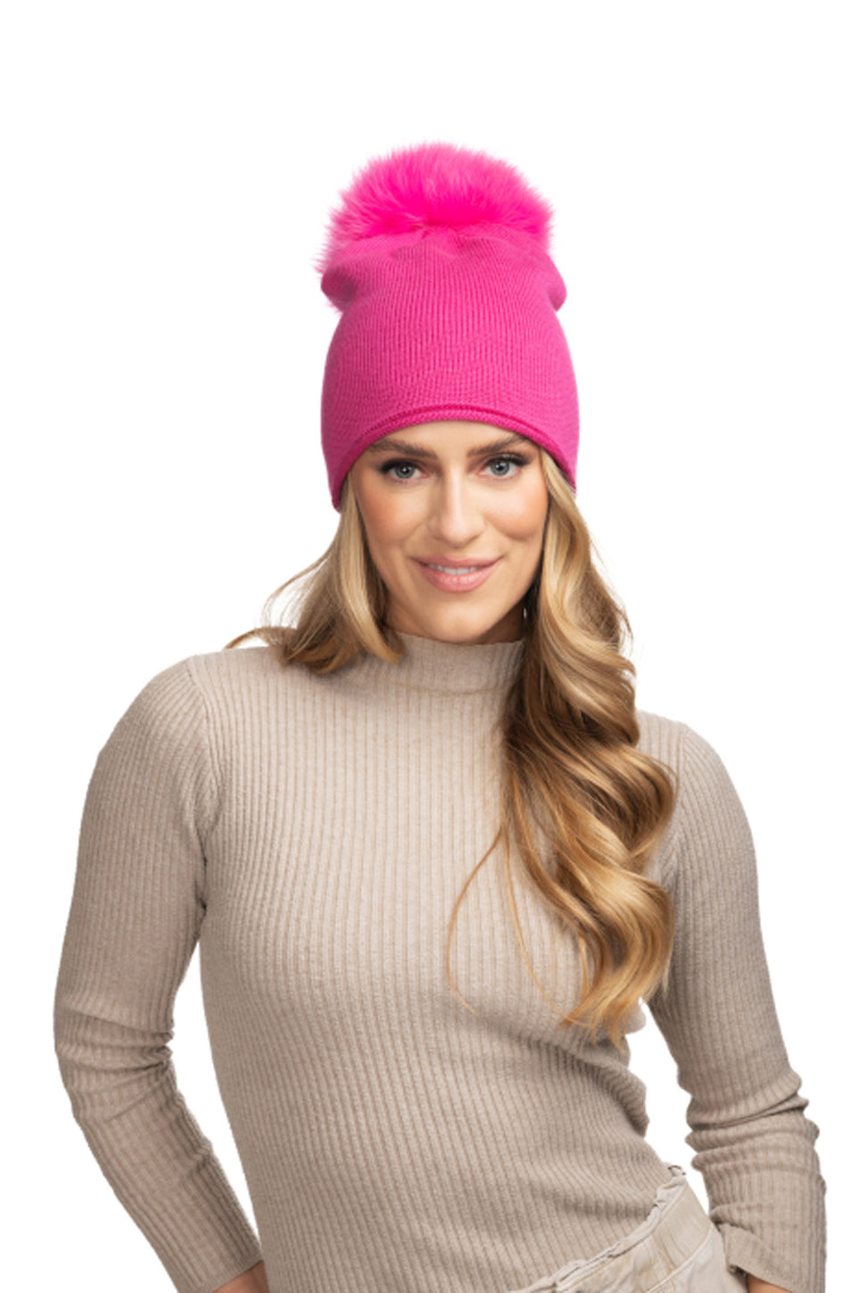 Glossy Knit Hat - Popsicle-Lindo F-Over the Rainbow