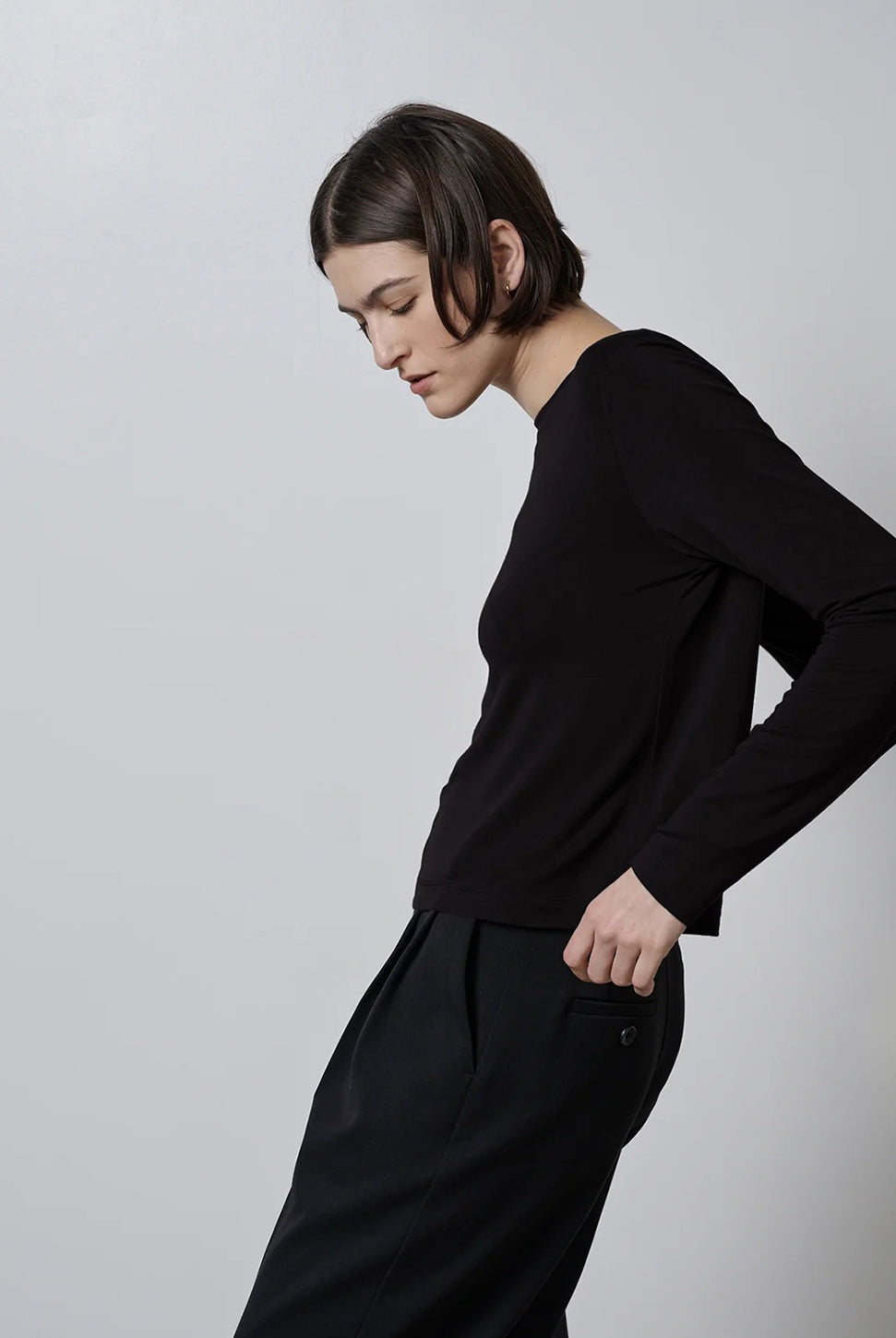 Pacifica Long Sleeve Crew Tee-Velvet-Over the Rainbow