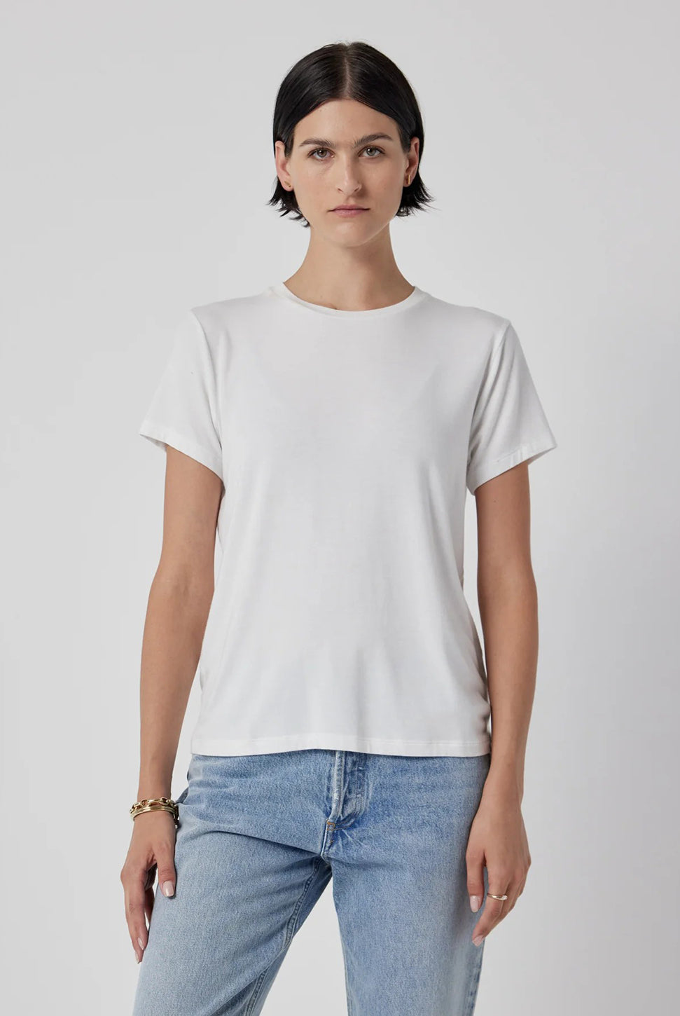 Solana Short Sleeve Crew Tee-Velvet-Over the Rainbow