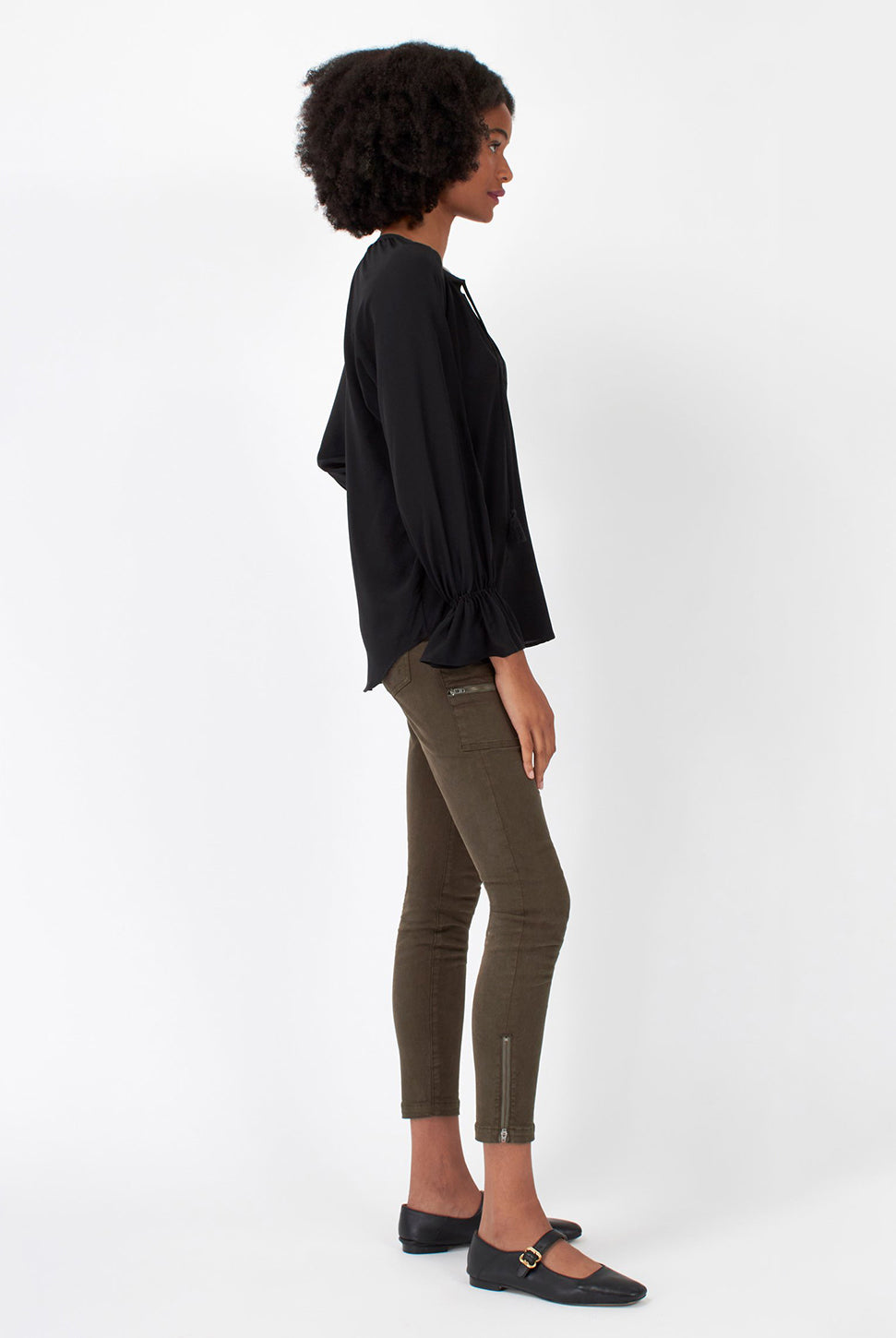 Cecarina Silk Top - Caviar-Joie-Over the Rainbow