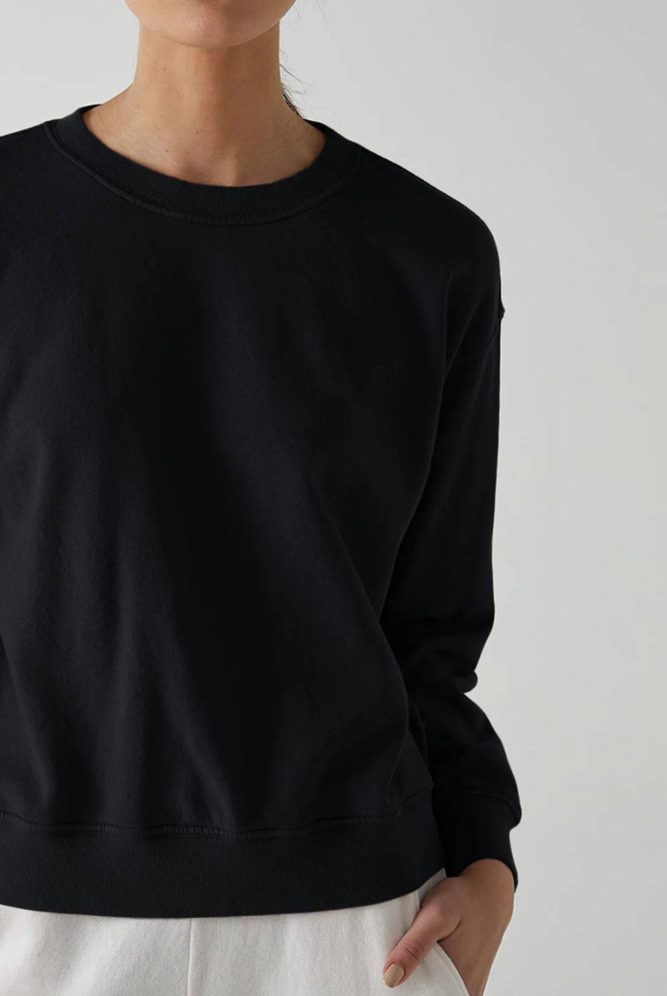 Ynez Sweatshirt - Black-Velvet-Over the Rainbow