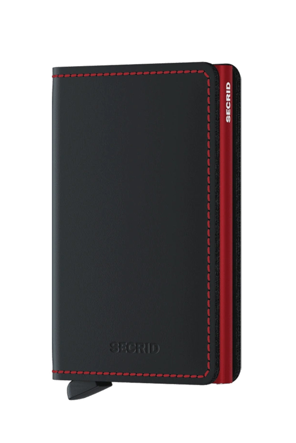 Slimwallet - Matte Black & Red-SECRID WALLET-Over the Rainbow