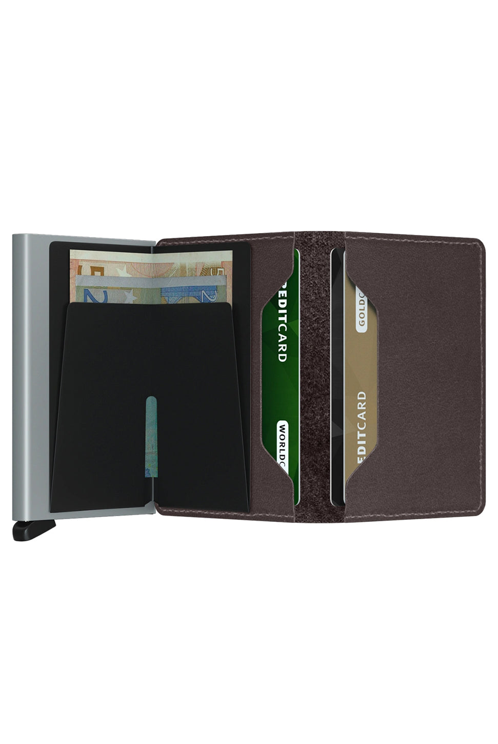 Slimwallet - Original Dark Brown-SECRID WALLET-Over the Rainbow