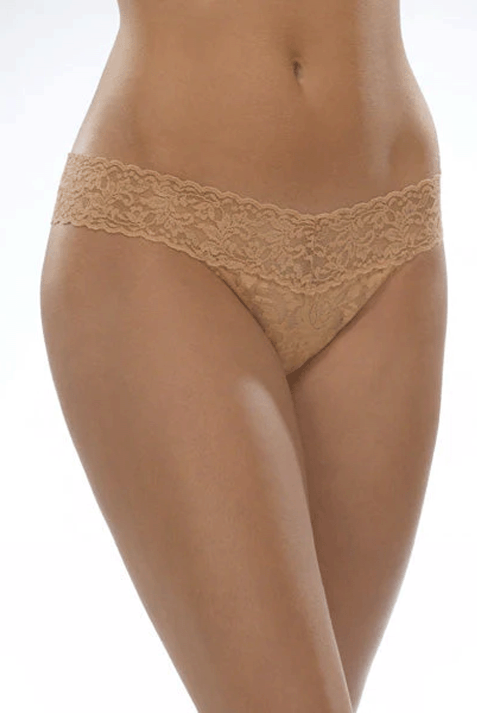 Signature Lace Original Rise Thong - Primary Colours-Hanky Panky-Over the Rainbow