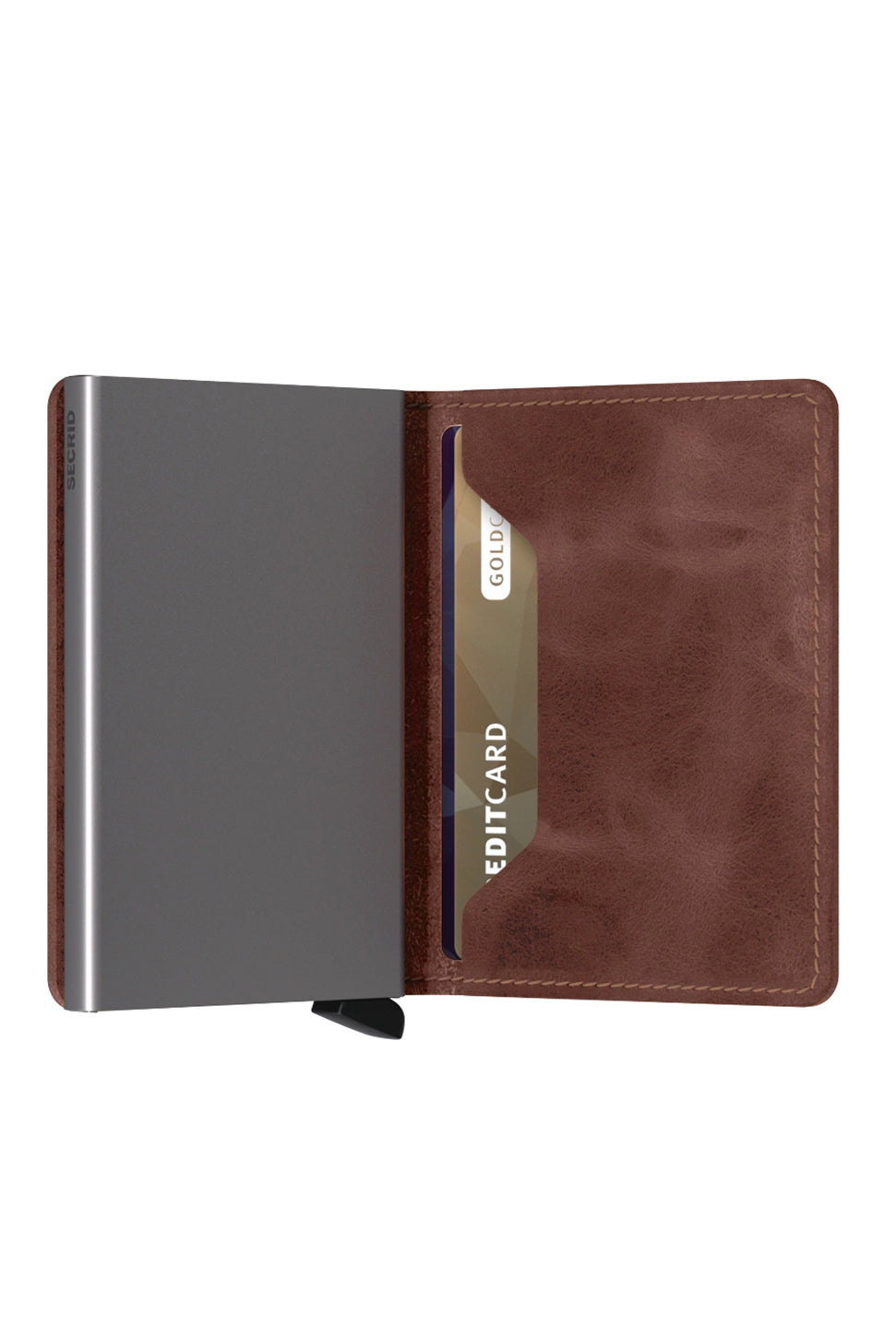 Slimwallet - Vintage Brown-SECRID WALLET-Over the Rainbow