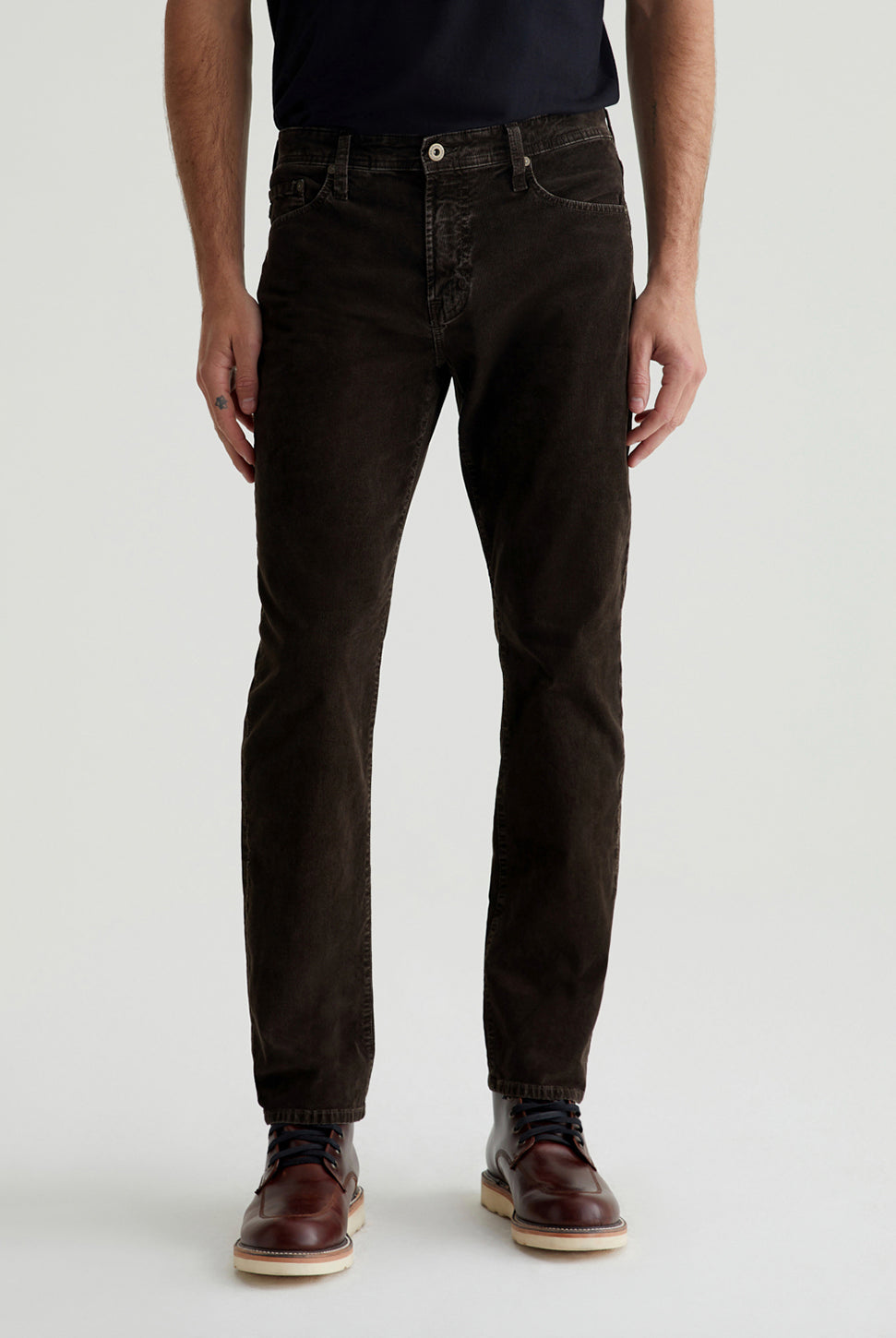 Tellis Modern Corduroy Pant - Deep Woodland-AG Jeans-Over the Rainbow