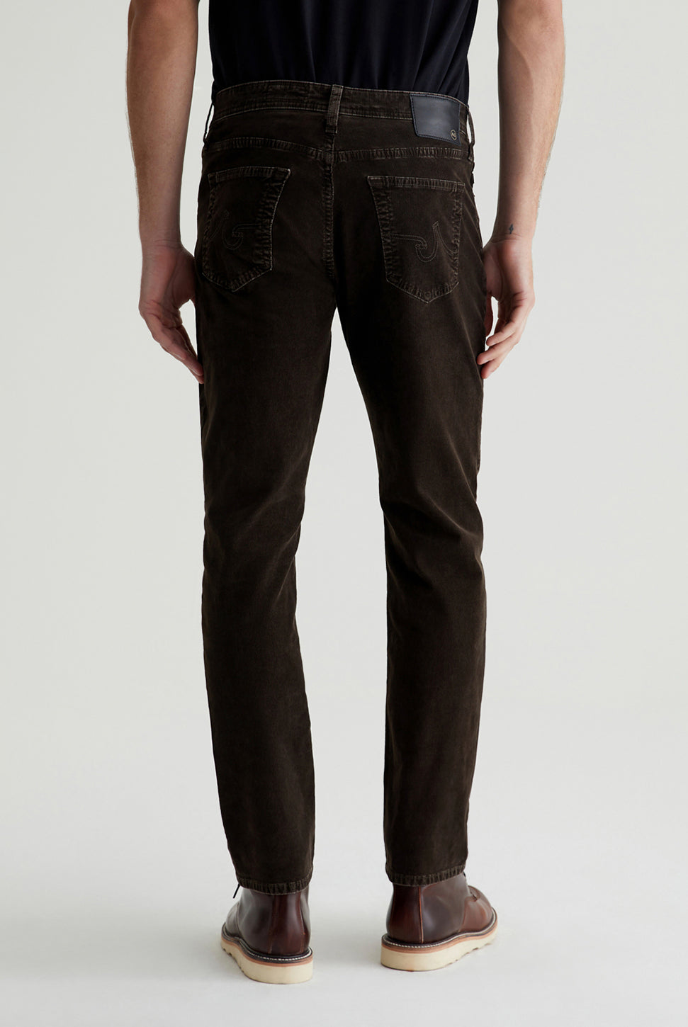 Tellis Modern Corduroy Pant - Deep Woodland-AG Jeans-Over the Rainbow