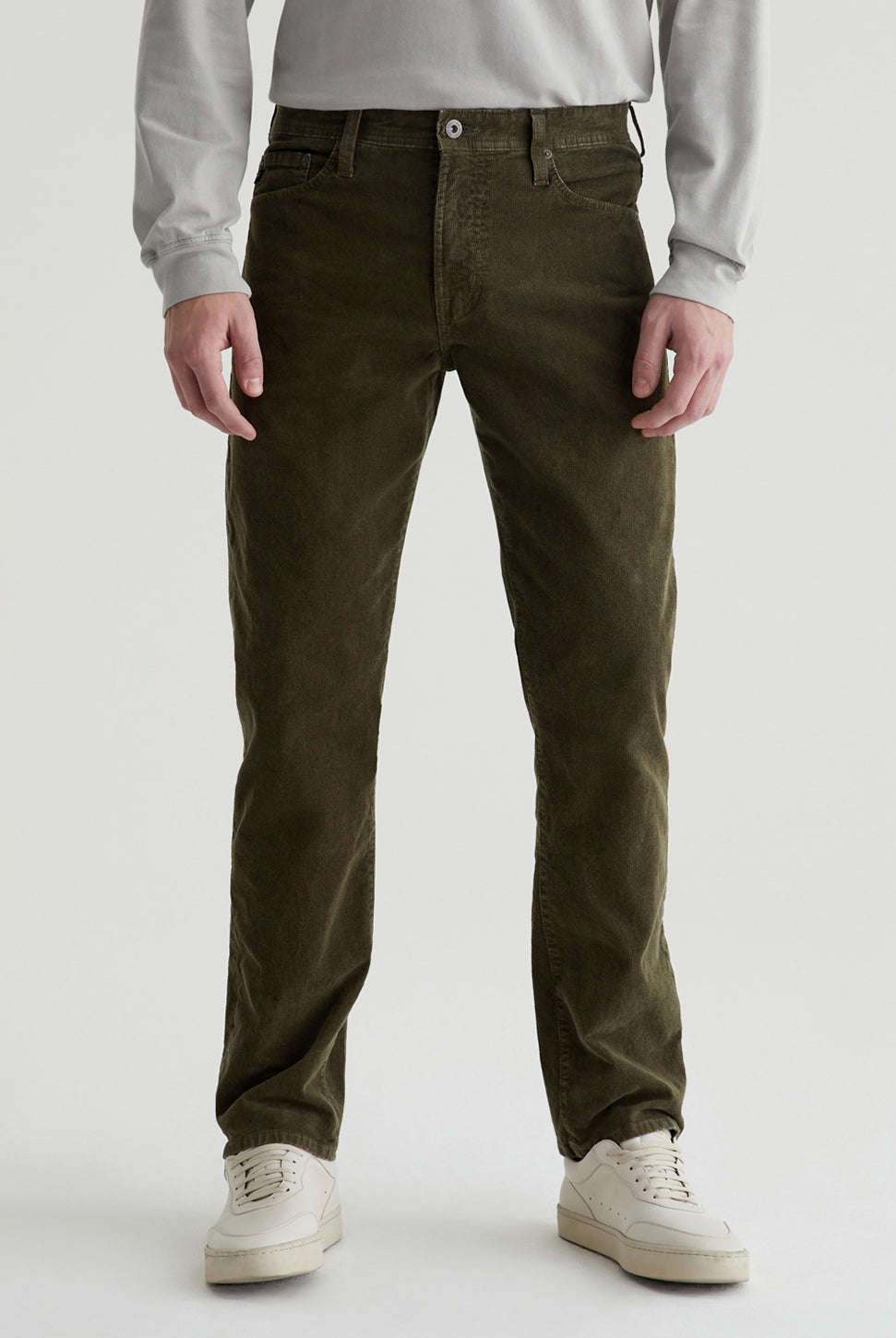 Tellis Modern Corduroy Pant - Sulfur Dried Cedar-AG Jeans-Over the Rainbow