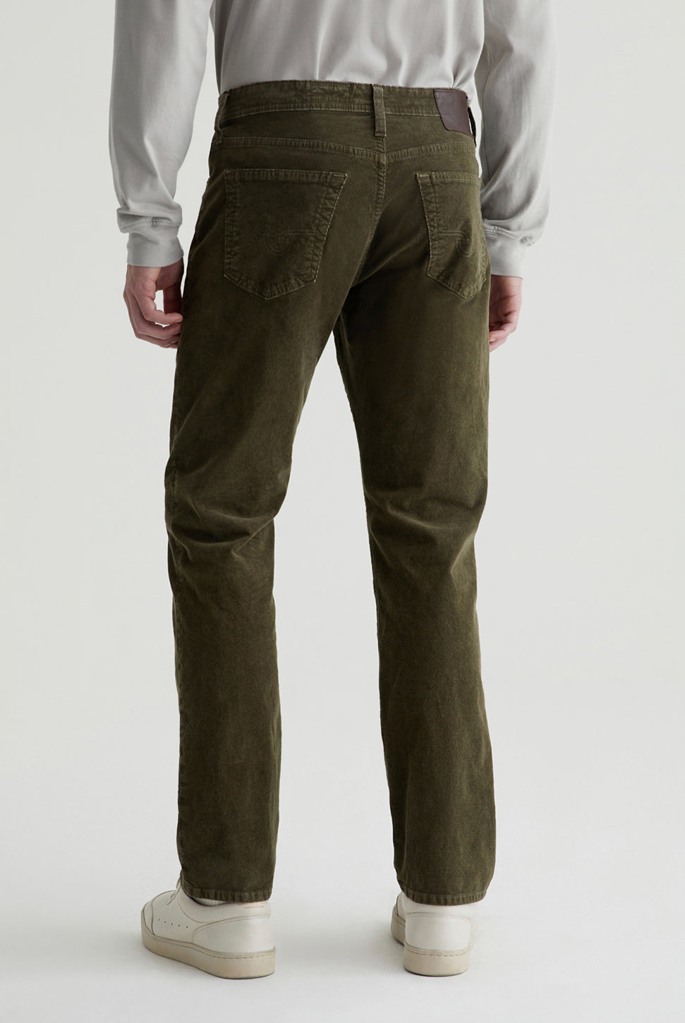 Tellis Modern Corduroy Pant - Sulfur Dried Cedar-AG Jeans-Over the Rainbow