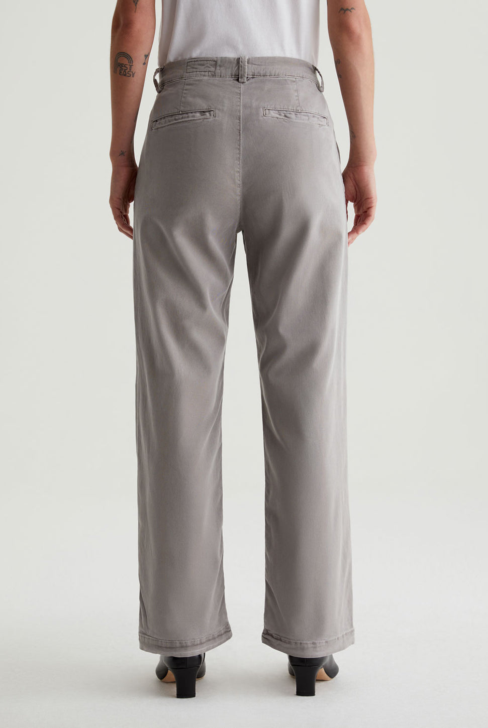 Caden Straight Trouser - Sulfur Pebble Grey-AG Jeans-Over the Rainbow