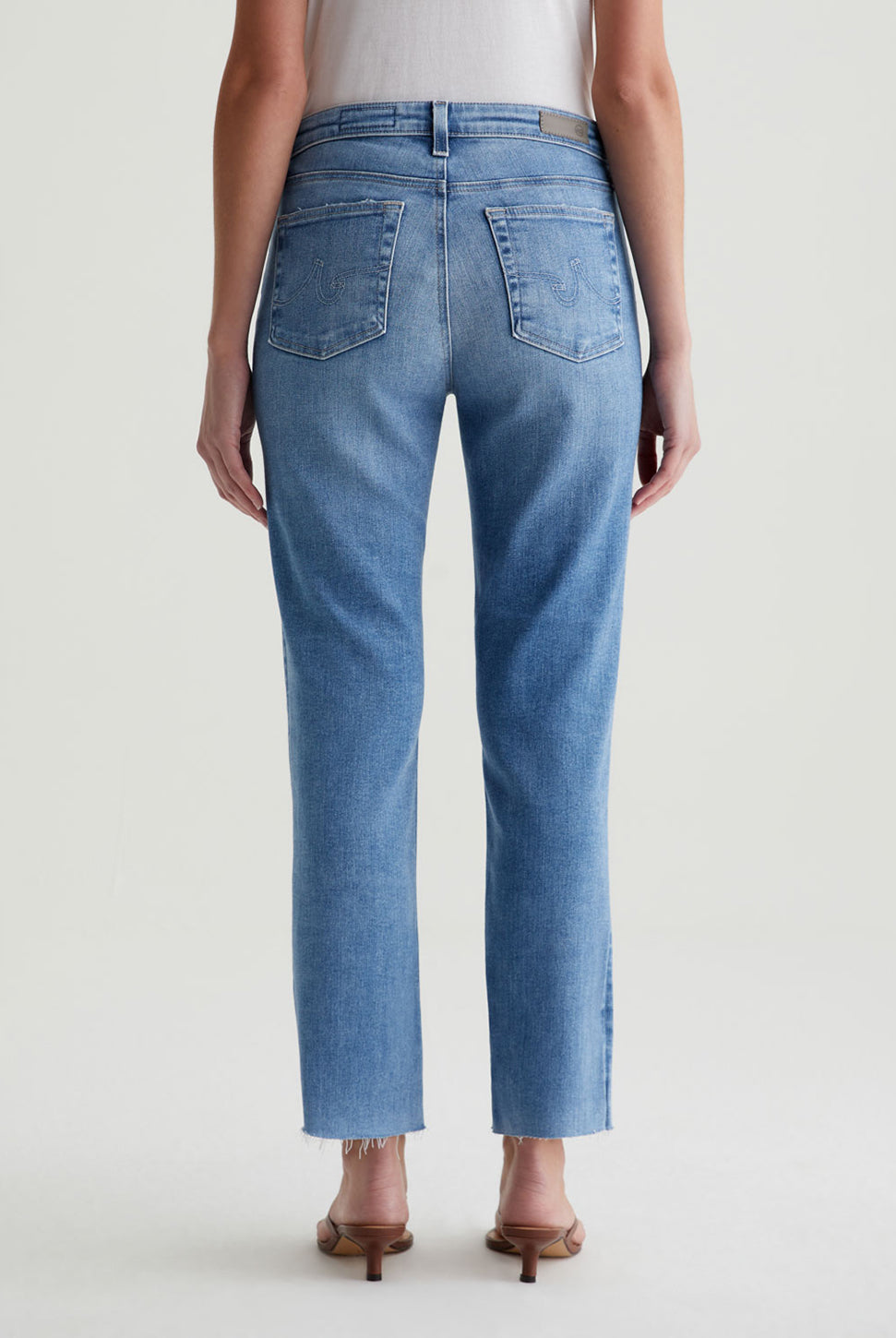 Mari Mid Rise Crop Jean - Central Coast-AG Jeans-Over the Rainbow
