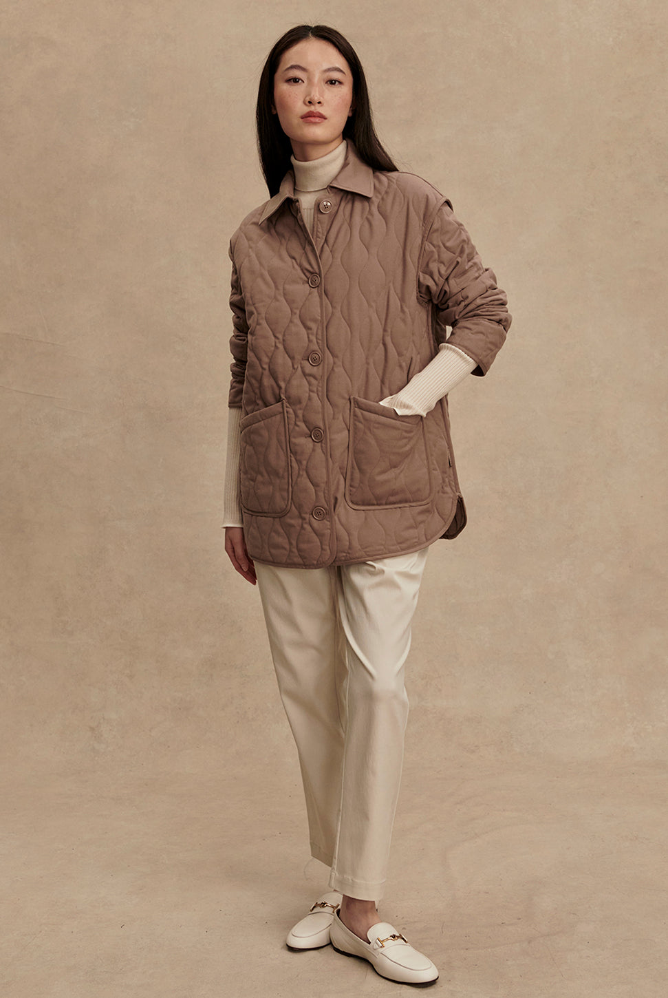 Wilson Relaxed Jacket - Ash Taupe-VARLEY-Over the Rainbow