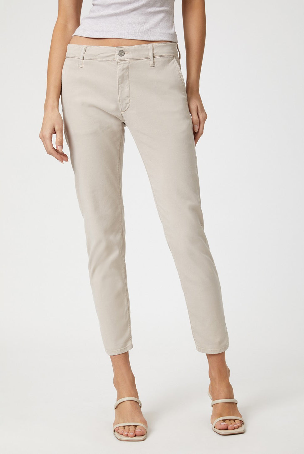 Brooke Pant - Silver Grey Luxe Twill-Mavi-Over the Rainbow