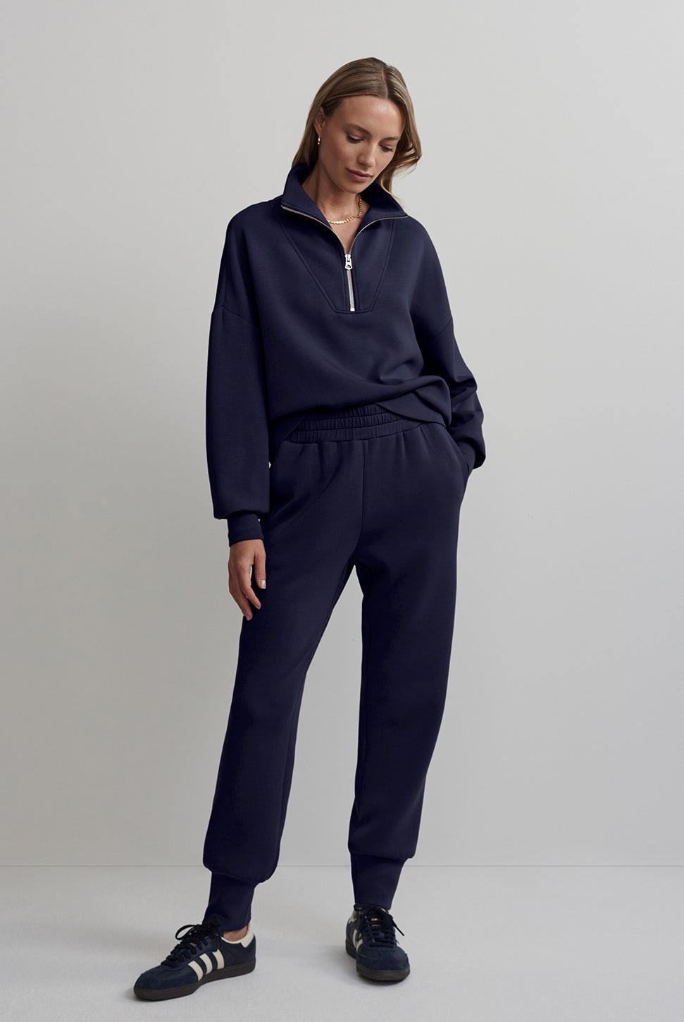 Slim Cuff Pant 25" - Navy-VARLEY-Over the Rainbow