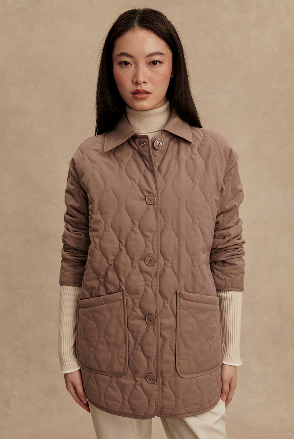 Wilson Relaxed Jacket - Ash Taupe-VARLEY-Over the Rainbow