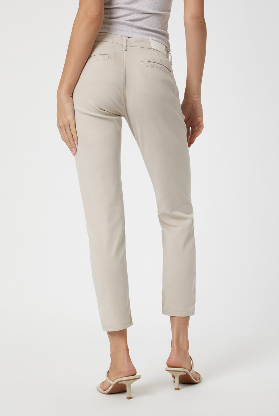 Brooke Pant - Silver Grey Luxe Twill-Mavi-Over the Rainbow
