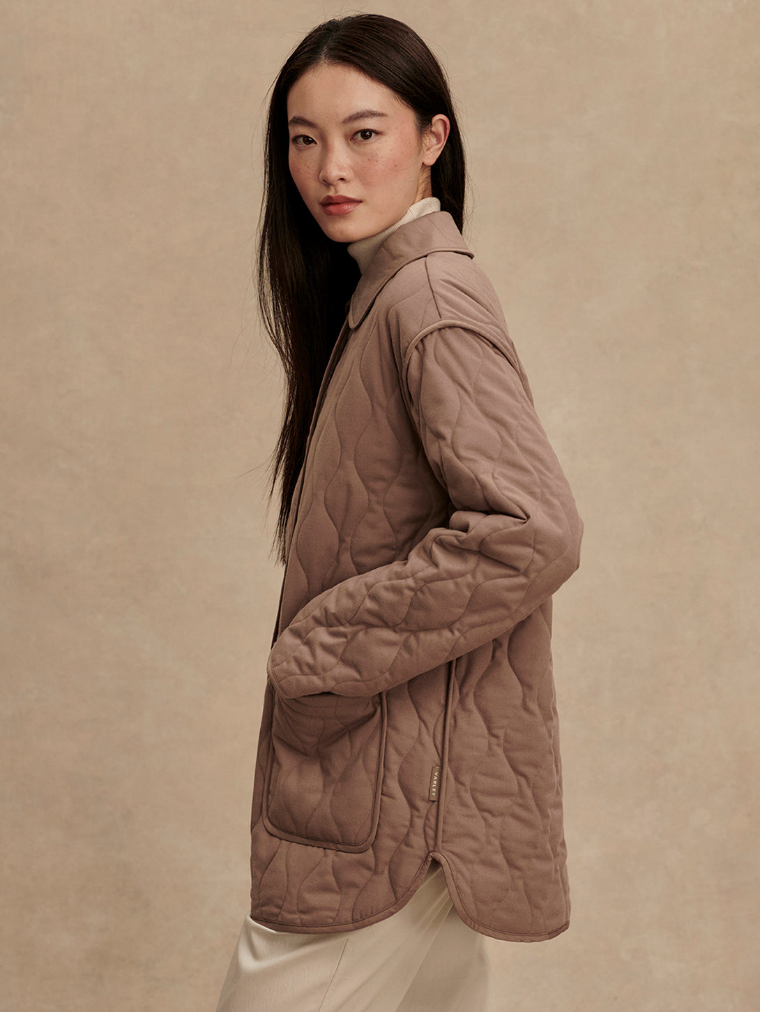 Wilson Relaxed Jacket - Ash Taupe-VARLEY-Over the Rainbow