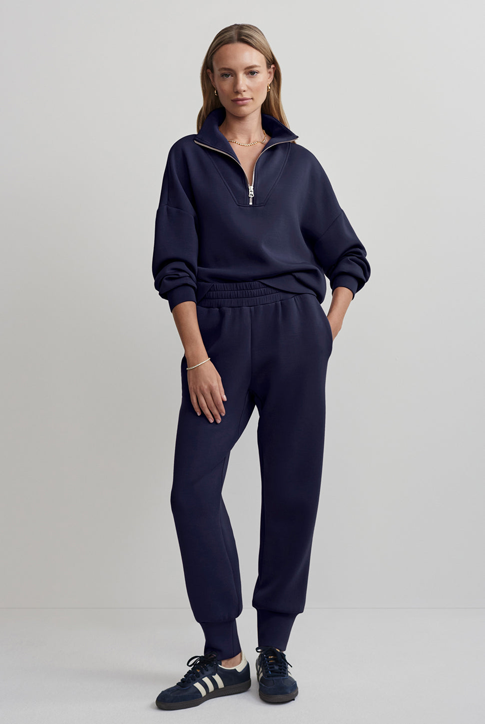 Slim Cuff Pant 25" - Navy-VARLEY-Over the Rainbow