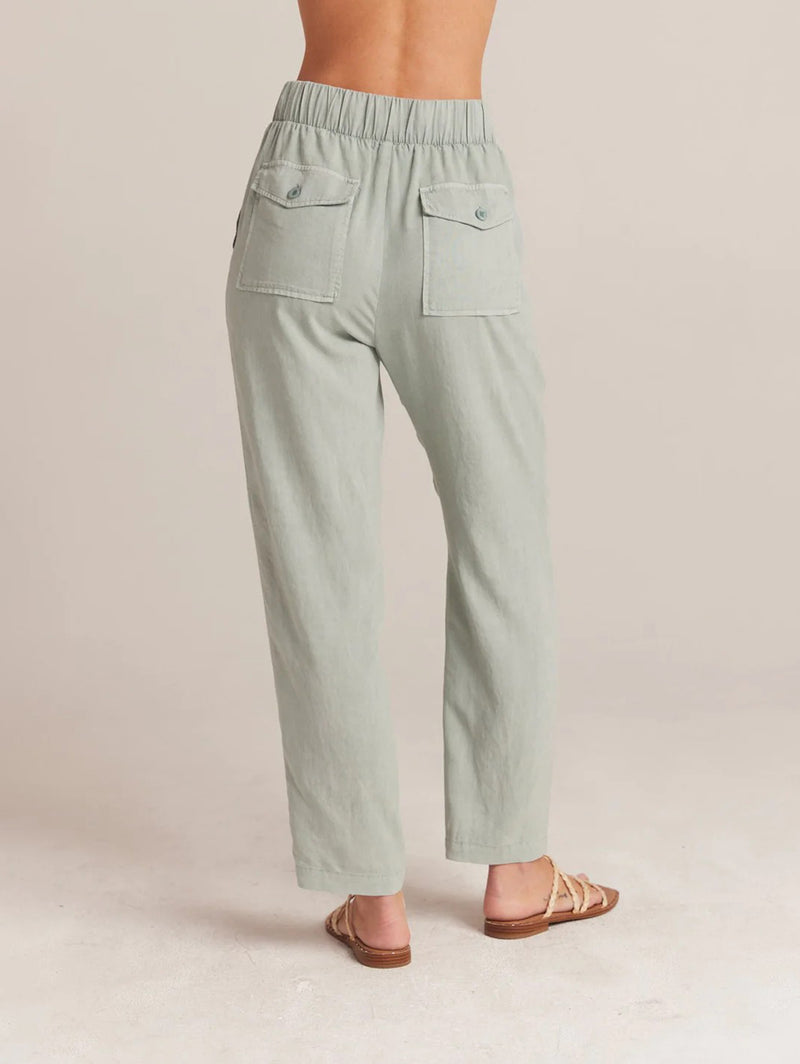 Utility Tie Trouser - Oasis Green-Bella Dahl-Over the Rainbow