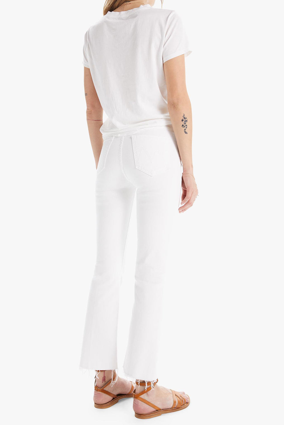The Hustler Ankle Fray Bootcut Jean - Fairest Of Them All-Mother-Over the Rainbow
